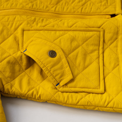 キルティングナイロンジャンバー　YELLOW