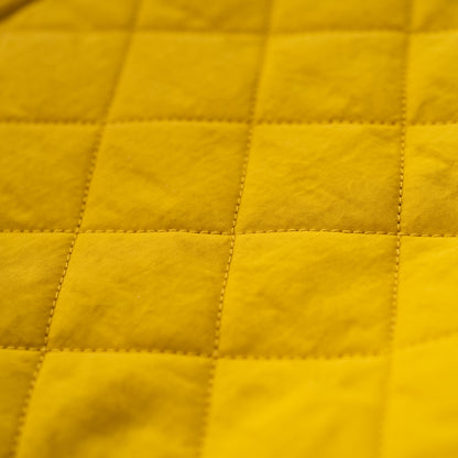 キルティングナイロンジャンバー　YELLOW