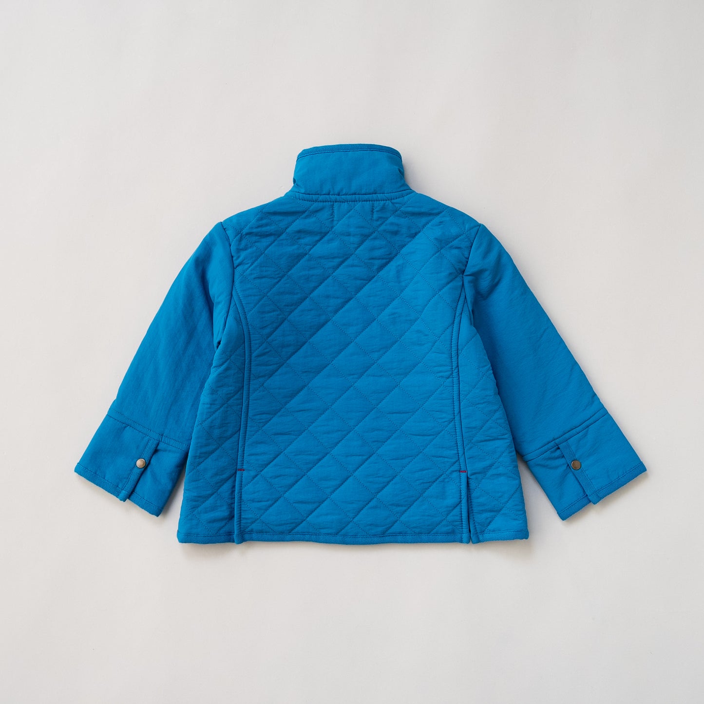 キルティングナイロンジャンバー　BLUE