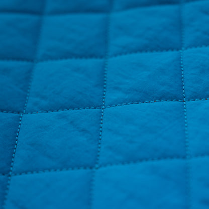 キルティングナイロンジャンバー　BLUE