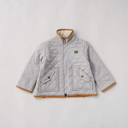 キルティングナイロンジャンバー　GRAY