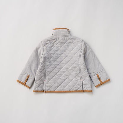 キルティングナイロンジャンバー　GRAY