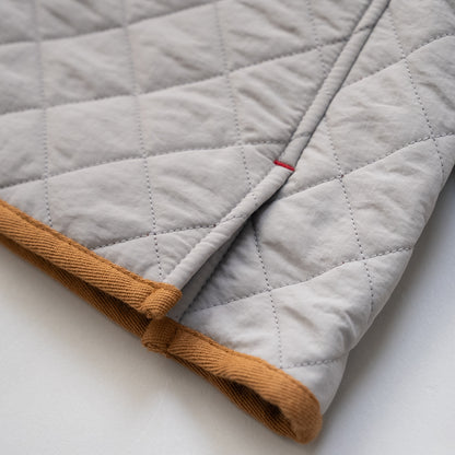 キルティングナイロンジャンバー　GRAY