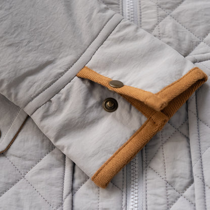 キルティングナイロンジャンバー　GRAY