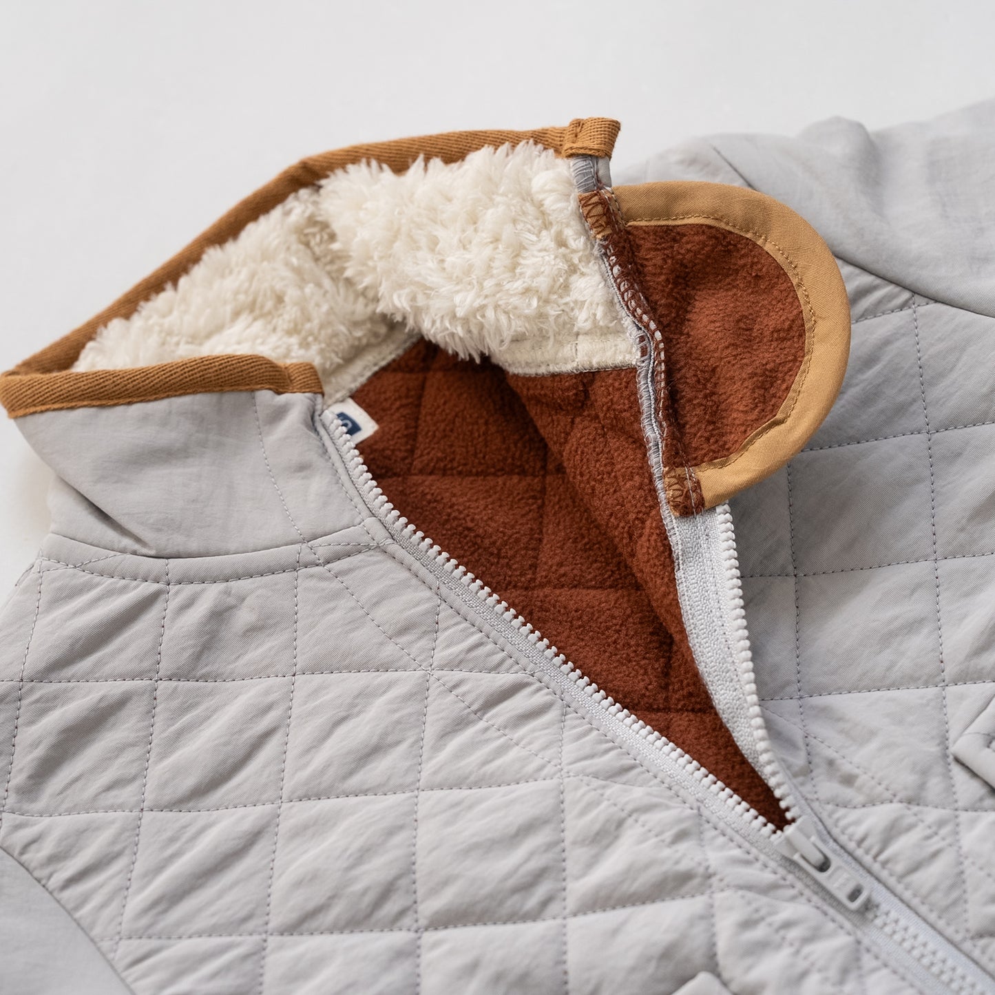 キルティングナイロンジャンバー　GRAY