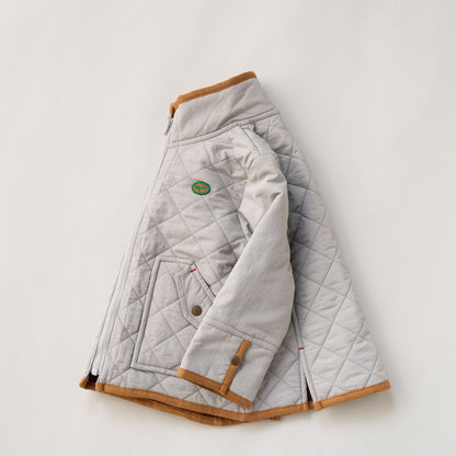 キルティングナイロンジャンバー　GRAY