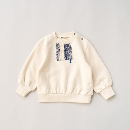 ぽわん袖トレーナー　IVORY