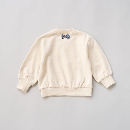 ぽわん袖トレーナー　IVORY