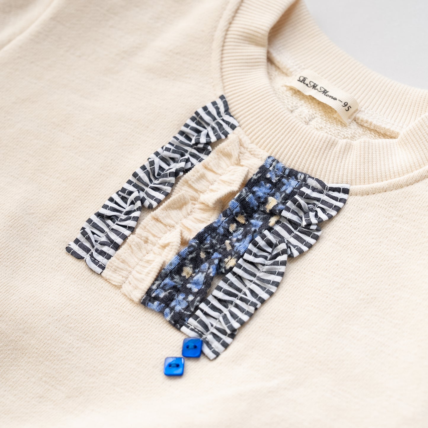 ぽわん袖トレーナー　IVORY