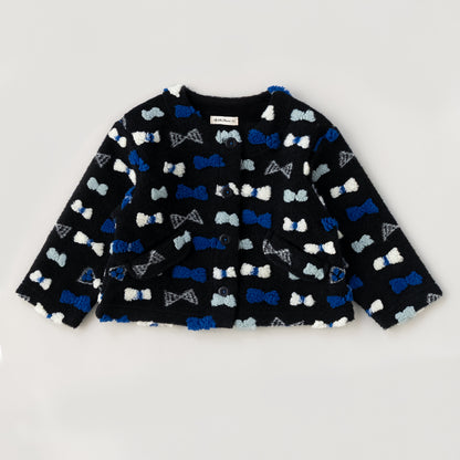 ボアフリースジャケット　BLACK