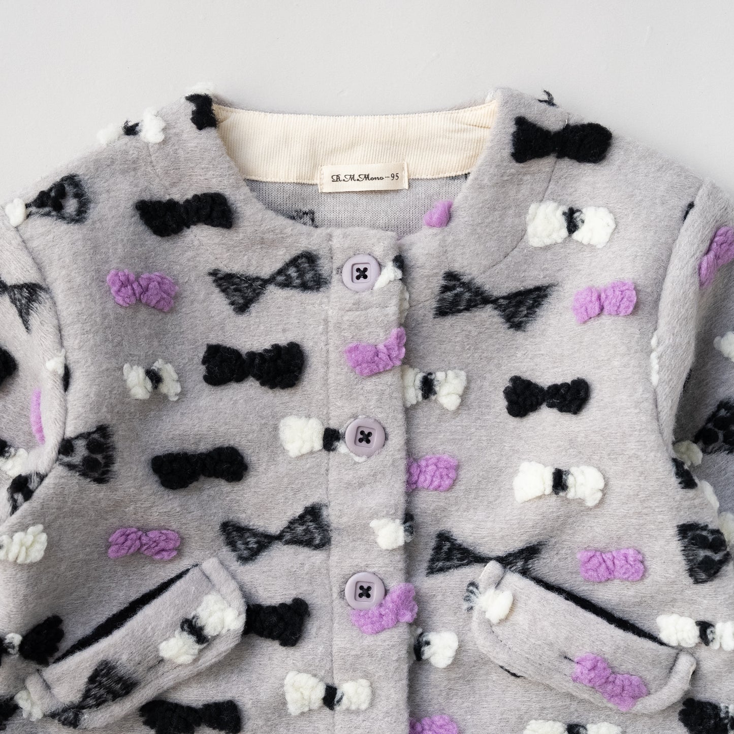 ボアフリースジャケット　GRAY