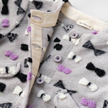 ボアフリースジャケット　GRAY