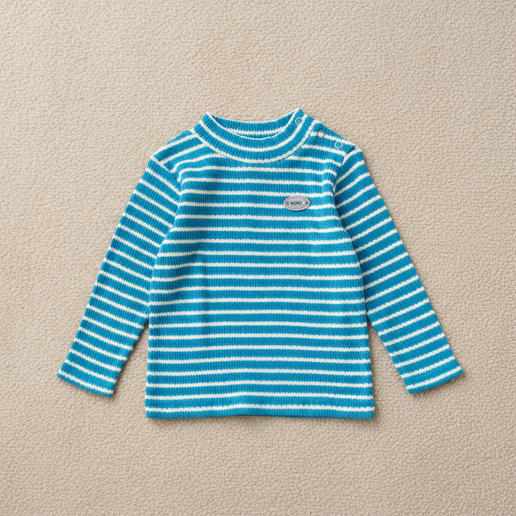 ジャガードリブハイネック　BORDER