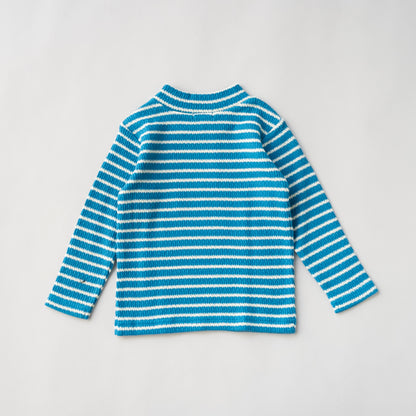 ジャガードリブハイネック　BORDER