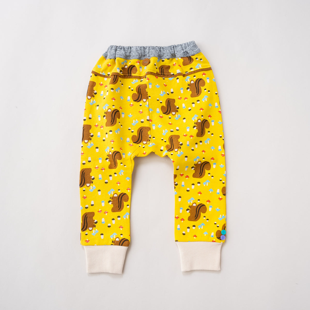 ベビーパンツ【リス】　YELLOW