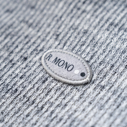 ジャガードリブハイネック　GRAY