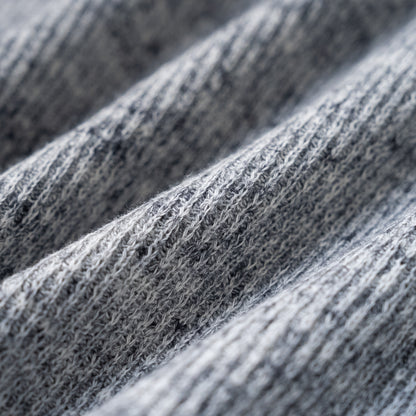 ジャガードリブハイネック　GRAY