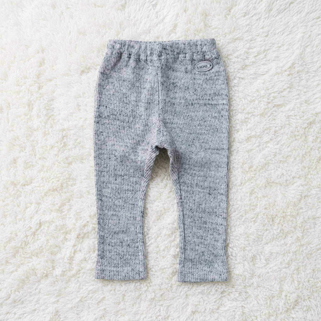ジャガードリブレギンス　GRAY