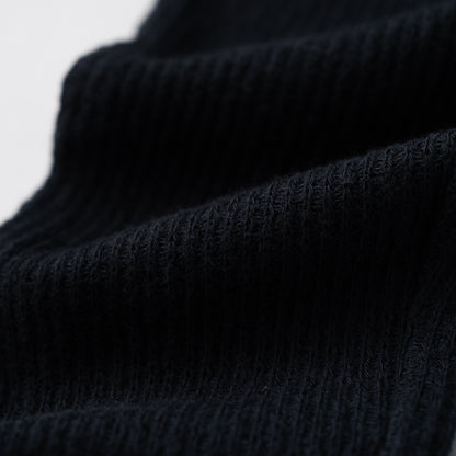 ジャガードリブレギンス　BLACK