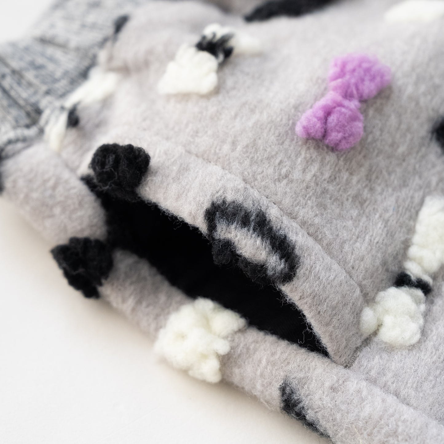 ボアフリースキュロットパンツ　GRAY