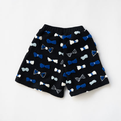 ボアフリースキュロットパンツ　BLACK