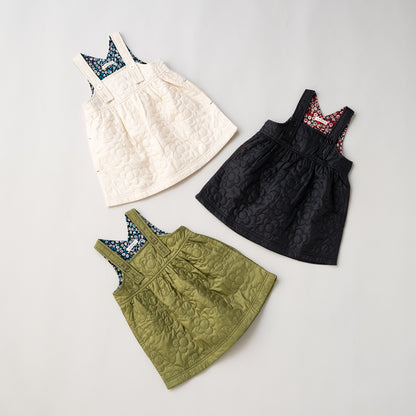 ナイロンキルトワンピース　KHAKI