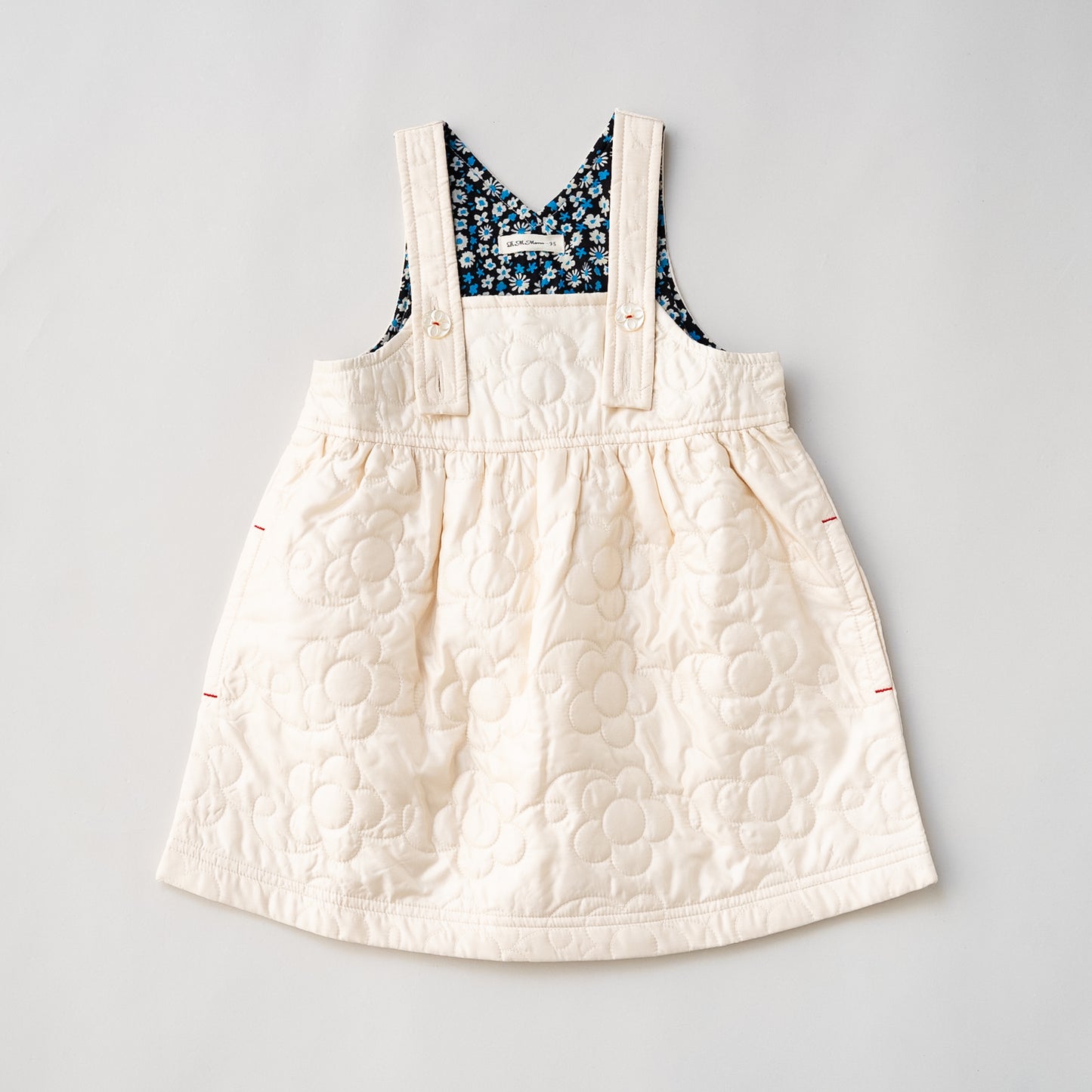 ナイロンキルトワンピース　IVORY