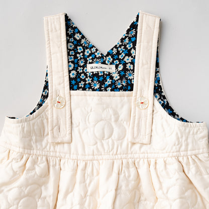 ナイロンキルトワンピース　IVORY