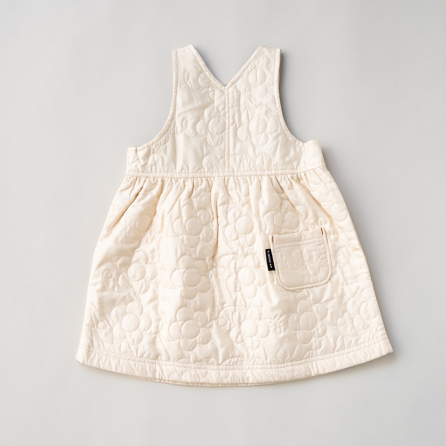 ナイロンキルトワンピース　IVORY