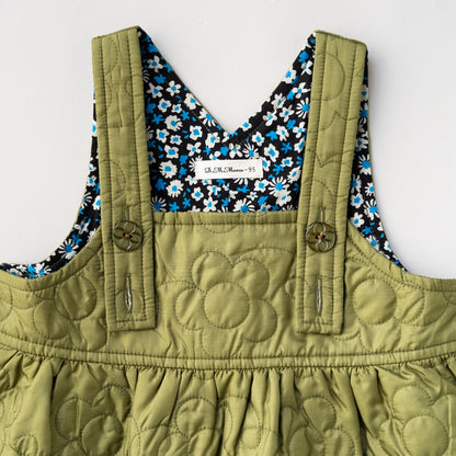 ナイロンキルトワンピース　KHAKI