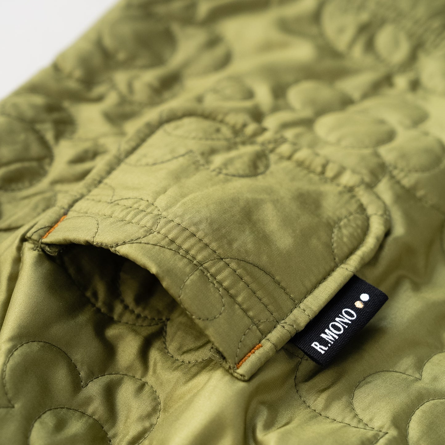 ナイロンキルトワンピース　KHAKI