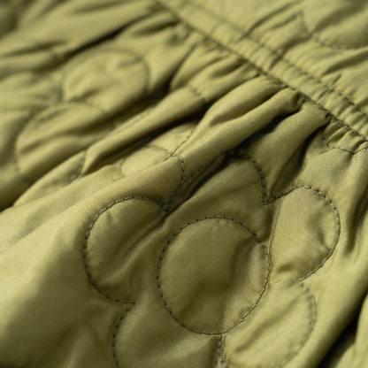 ナイロンキルトワンピース　KHAKI