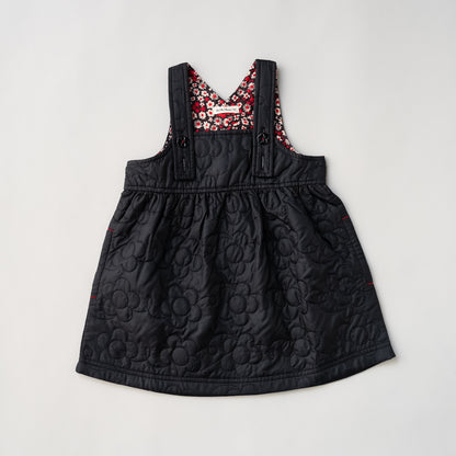 ナイロンキルトワンピース　BLACK