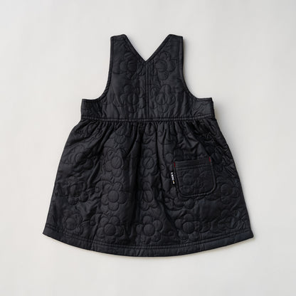 ナイロンキルトワンピース　BLACK