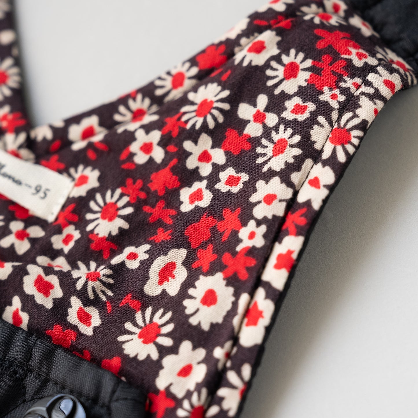 ナイロンキルトワンピース　BLACK