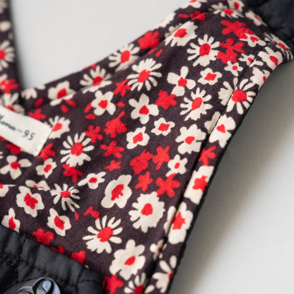 ナイロンキルトワンピース　BLACK