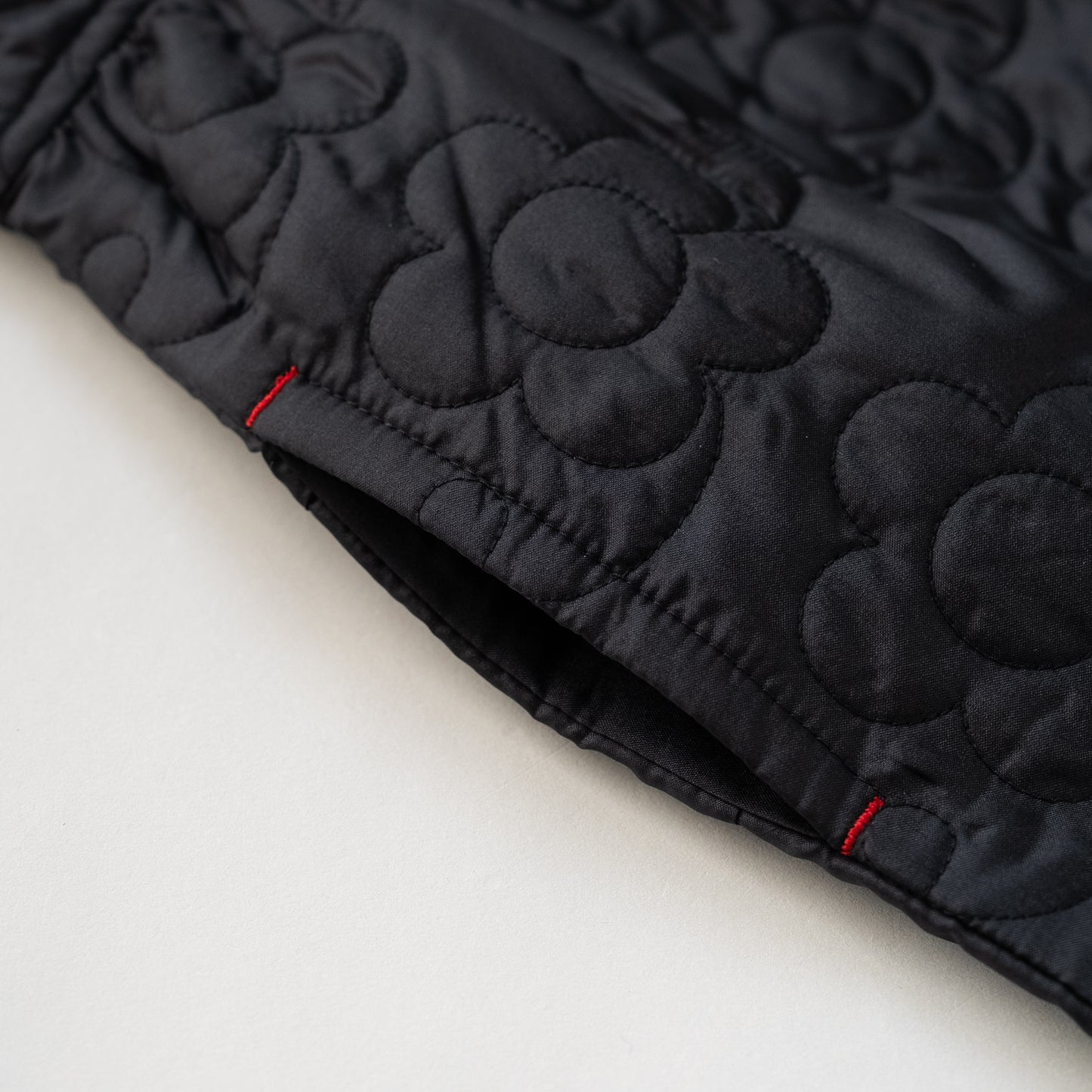 ナイロンキルトワンピース　BLACK