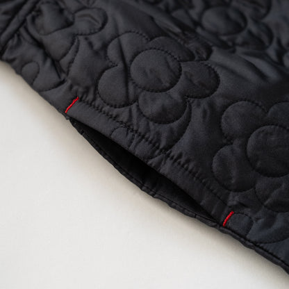 ナイロンキルトワンピース　BLACK