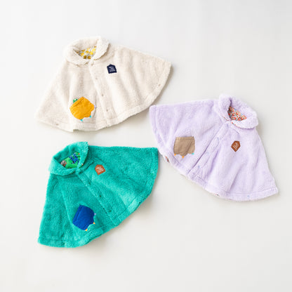 リバーシブルマント　【はりねずみ】　BEIGE