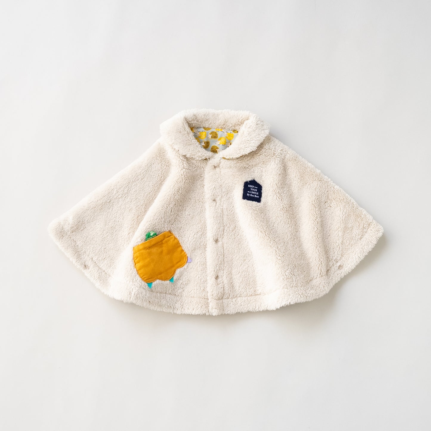 リバーシブルマント　【はりねずみ】　BEIGE