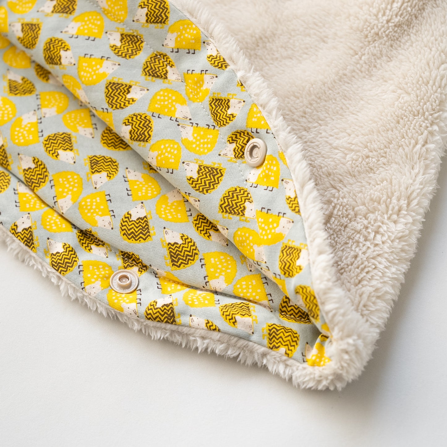 リバーシブルマント　【はりねずみ】　BEIGE