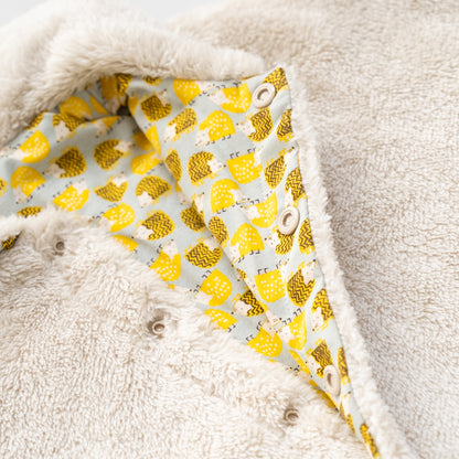 リバーシブルマント　【はりねずみ】　BEIGE