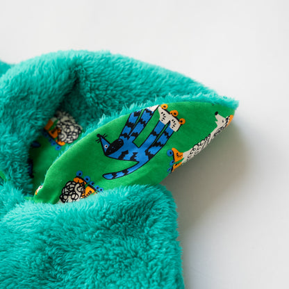 リバーシブルマント　【いぬ】　GREEN