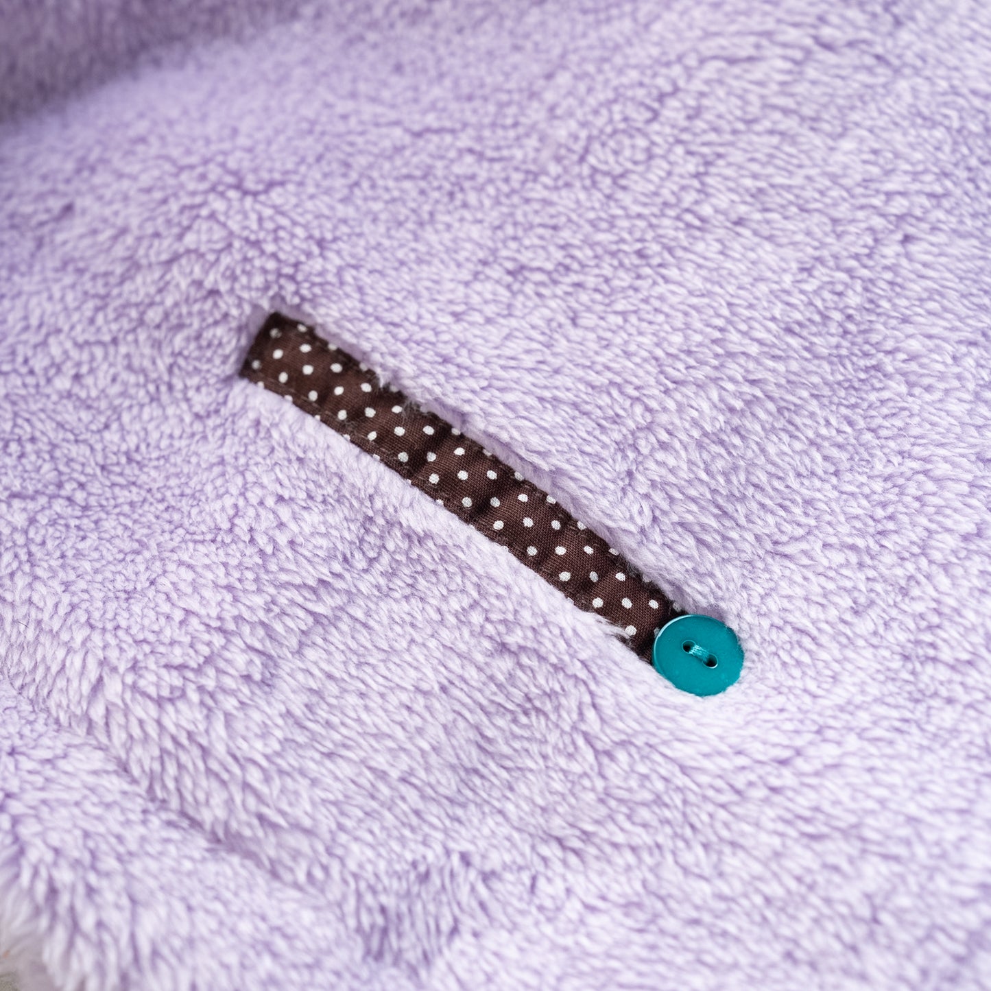 リバーシブルマント　【花柄】　PURPLE