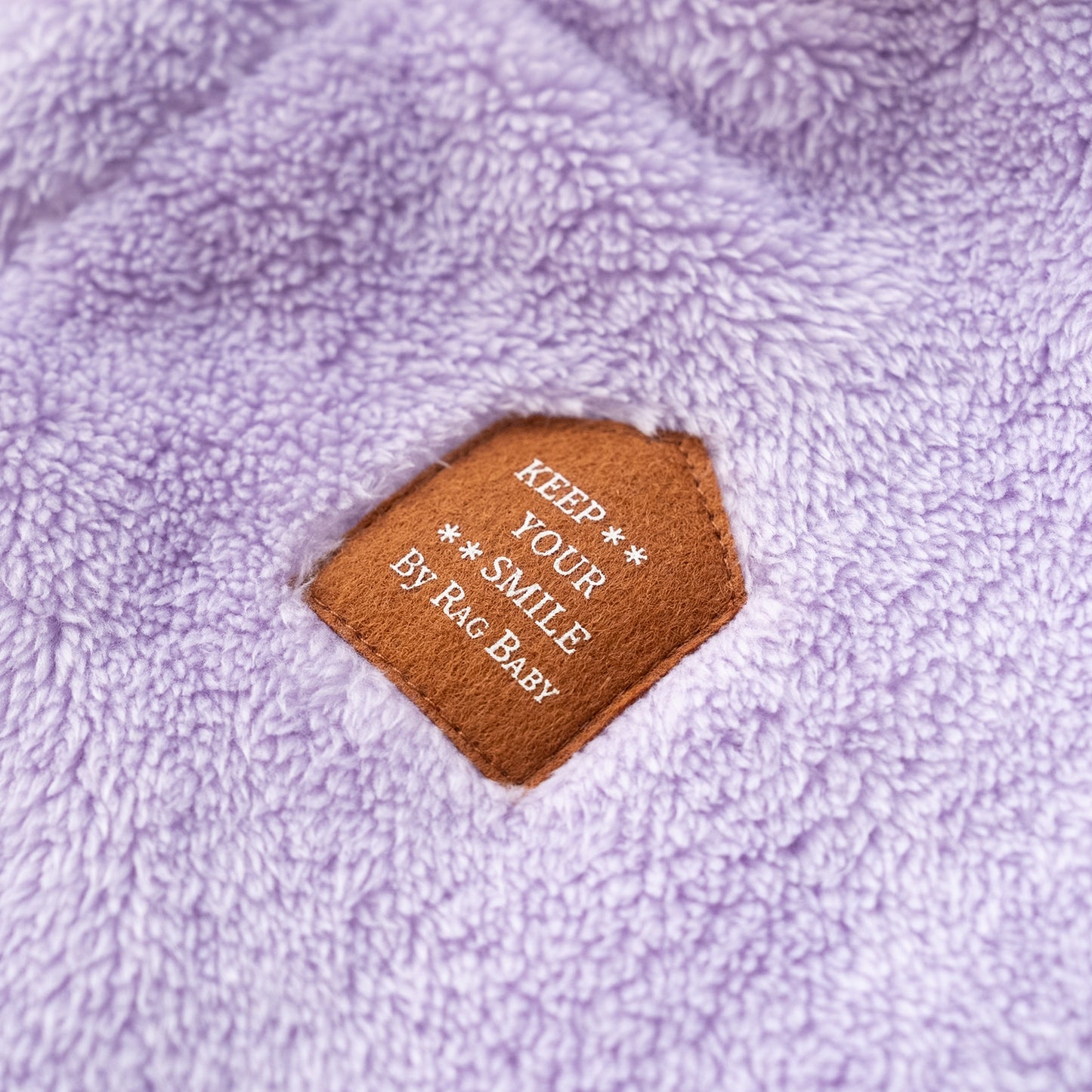 リバーシブルマント　【花柄】　PURPLE