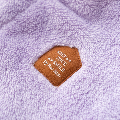 リバーシブルマント　【花柄】　PURPLE