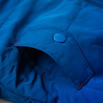 リバーシブルナイロンジャンパー　BLUE