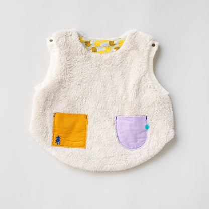 リバーシブルファーベルト　【はりねずみ】　BEIGE