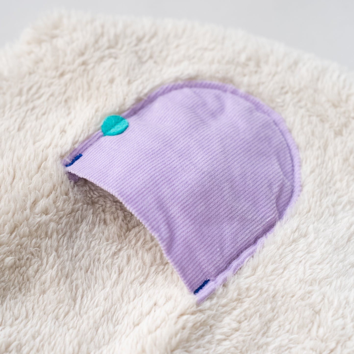 リバーシブルファーベルト　【はりねずみ】　BEIGE