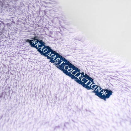 リバーシブルファーベルト　【花柄】　PURPLE